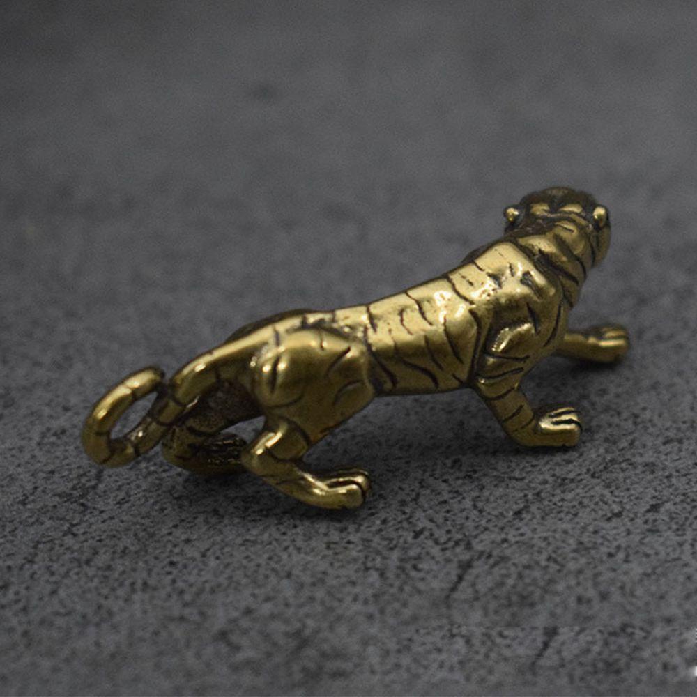 Móc Khóa Xe Hơi VANES1 Bằng Đồng Thau Hình Chú Hổ Độc Đáo Sáng Tạo