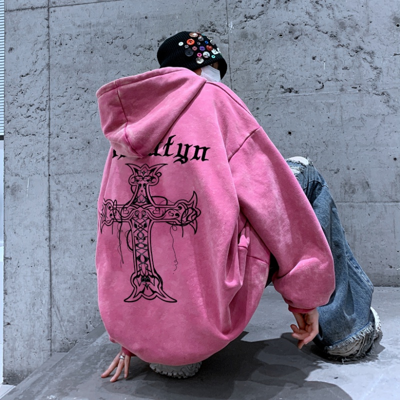 Ifnicefuture Mới Bán Chạy Áo hoodie Tay Dài Dáng Rộng In Họa Tiết retro Đơn Giản Thời Trang Thường Ngày Dành Cho Nam