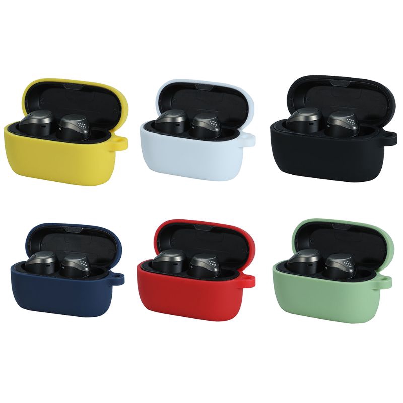 Vỏ bảo vệ hộp sạc tai nghe chống sốc bằng silicone cho Jabra Elite Active 75T