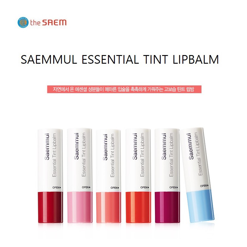 [THE SAEM] Saemmul Essential Tint Lipbalm 4g | BigBuy360 - bigbuy360.vn