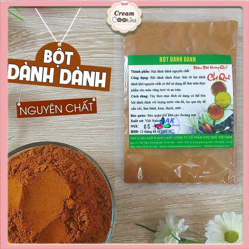 BỘT DÀNH DÀNH TẠO MẦU MÀU VÀNG TỰ NHIÊN GÓI NHỎ 10G