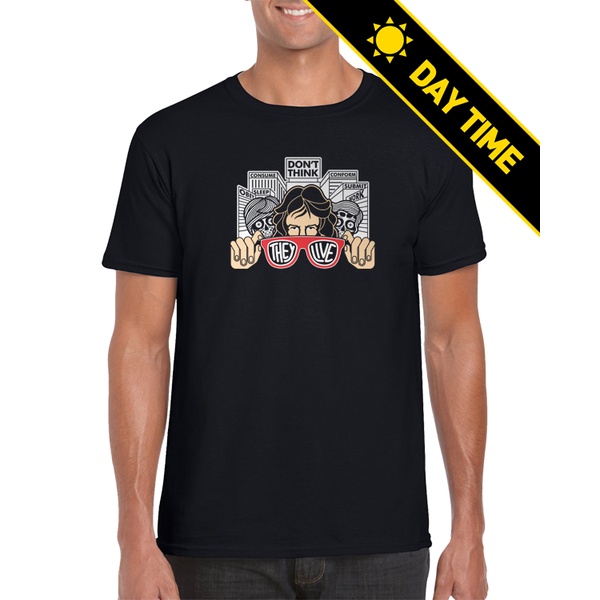 Mới lạ mát mẻ phát sáng bóng tối They Live We Sleep Consuming Obey Dont Think T Shirt Summer Soft We