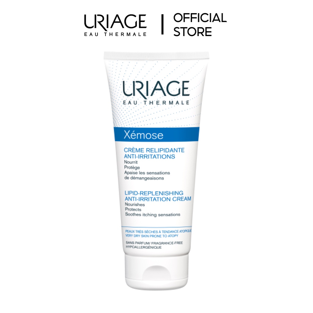 Kem hỗ trợ điều trị da khô, viêm da cơ địa, chàm URIAGE XEMOSE CREME RELIPIDANTE ANTI-IRRITATIONS 200ml