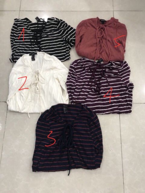 Áo dài tay đan dây F21 hàng xuất xịn