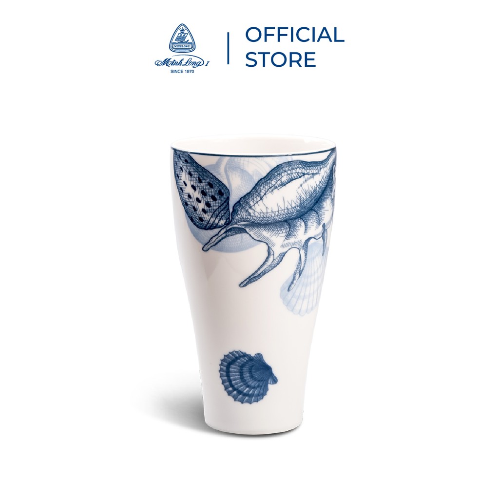 Ly Sứ Dưỡng Sinh Minh Long 0.48 L - Nắp Ống Hút (K2) - Đại Dương