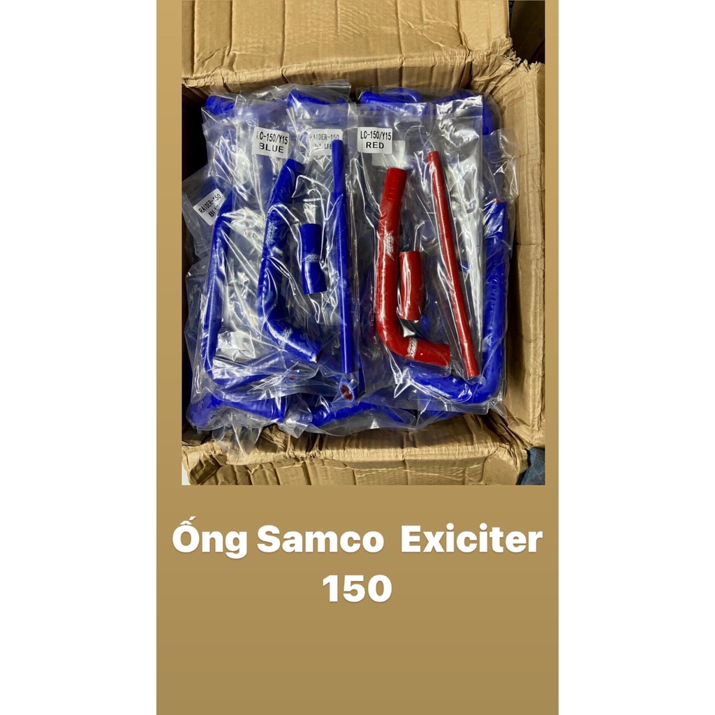 Ống nước Samco uốn sẳn gắn winner sonic raider satria full bộ hàng Thái Lan