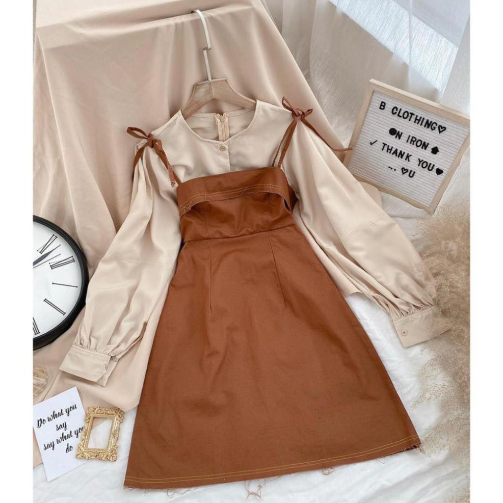 SET YẾM NÂU 2D + ÁO KEM