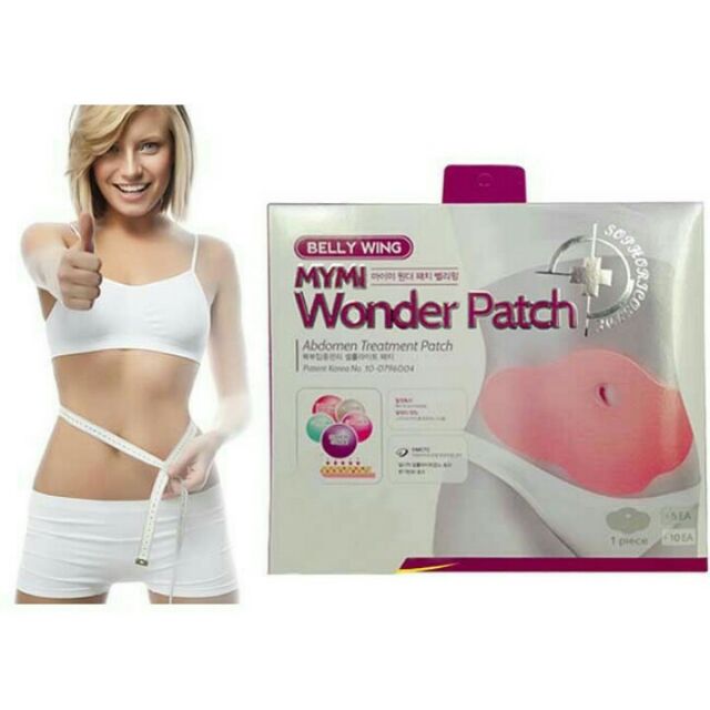 Miếng dán tan mỡ bụng WONDER PATCH (Hộp gồm 5 miếng)