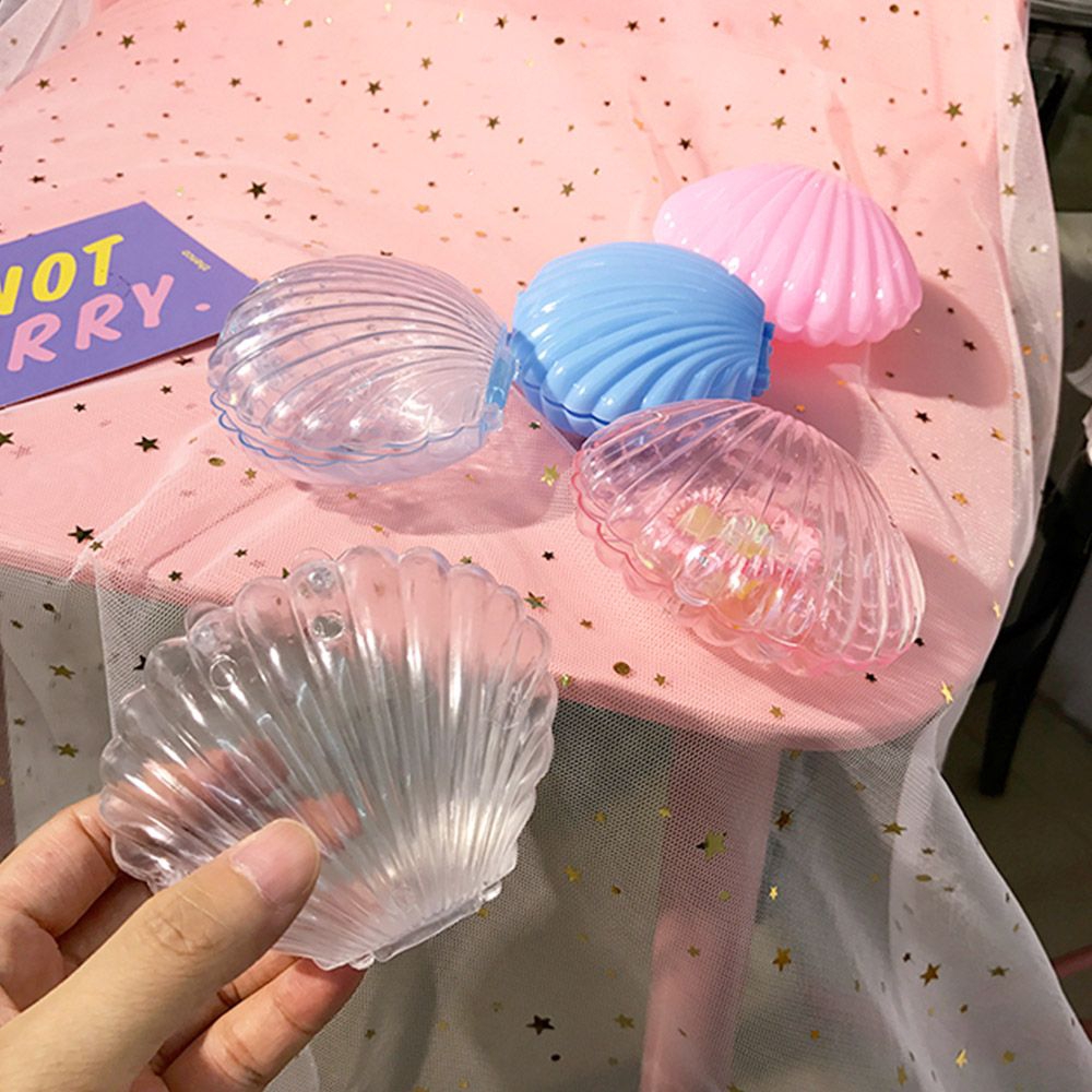 Hộp đựng đồ trang sức dạng vỏ sò trong suốt