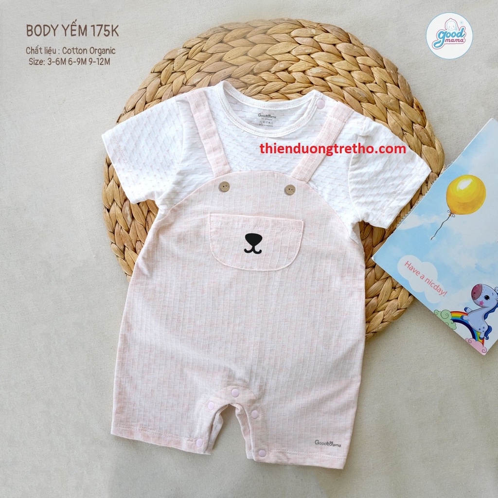 Body Sợi Tre Moona cho bé 3-12 Tháng