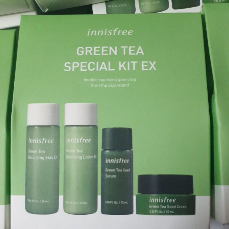 BỘ KIT TRÀ XANH INNISFREE GREEN TEA PECIAL KIT