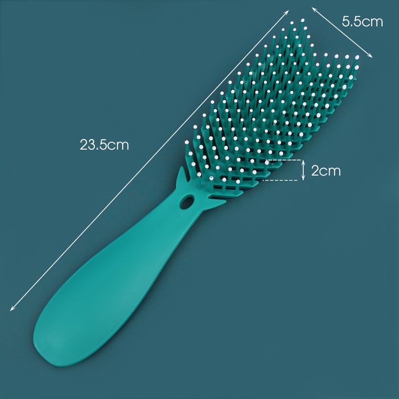Lược Chải Tóc Hình Xương Cá Có 3 Màu Khác Nhau