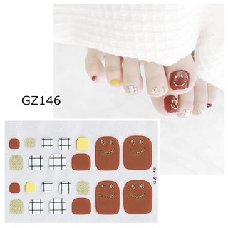Miếng dán móng chân - Nail Wraps (22 miếng dán khô)