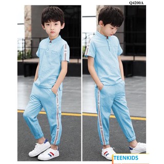 Set bộ cho bé trai mặc đi chơi.