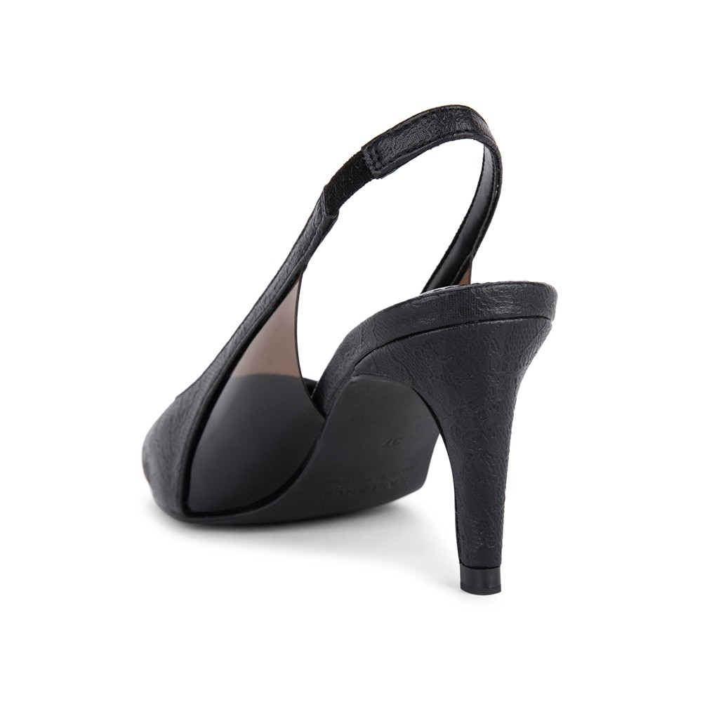 Giày sandal cao gót nữ da dập vân  Sablanca 5050SN0116
