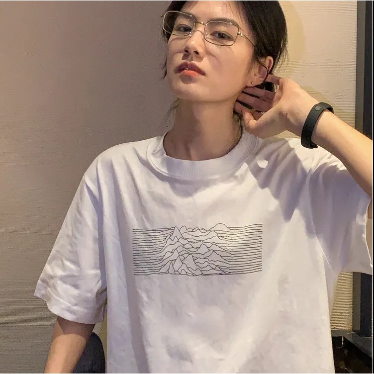 NRVP Áo Thun 100% Cotton Dáng Rộng Thời Trang Hàn Quốc Cho Nữ