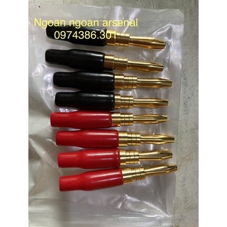 Jack rắc bắp chuối cắm loa hãng Gold và nhập khẩu hãng WIN mạ vàng 1U