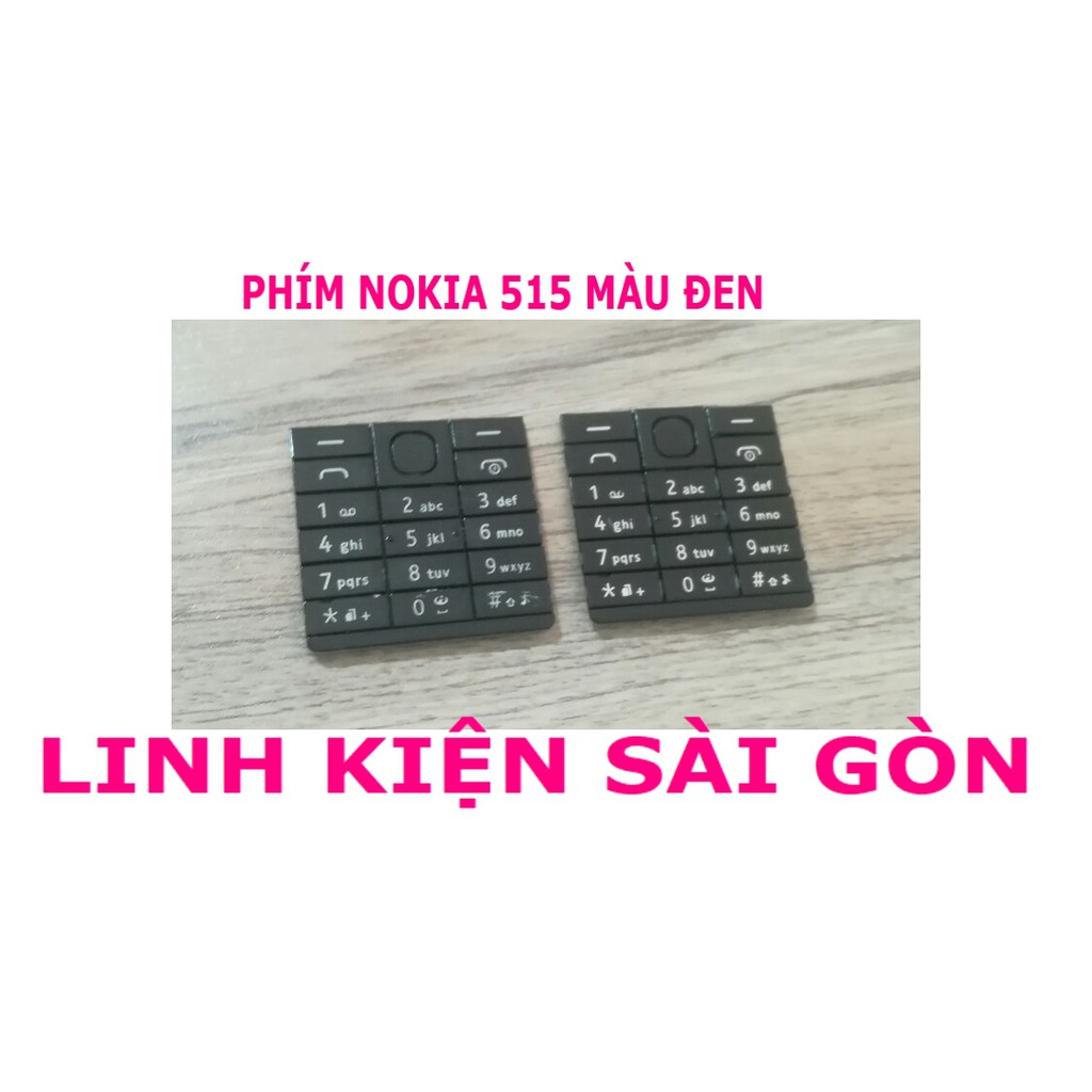 PHÍM NOKIA 515 MÀU ĐEN
