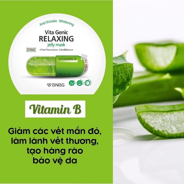 [Tem chính hãng] Mặt nạ BNBG Vita Genic Jelly Mask - 30ml