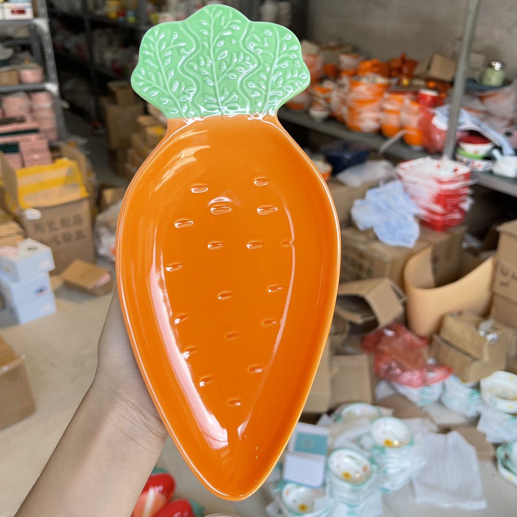 Bát Đĩa Decor Bát Ăn Cơm Bộ Màu Cam Orange  Chén Dĩa Sứ  Dễ Thương Cute Cao Cấp B92