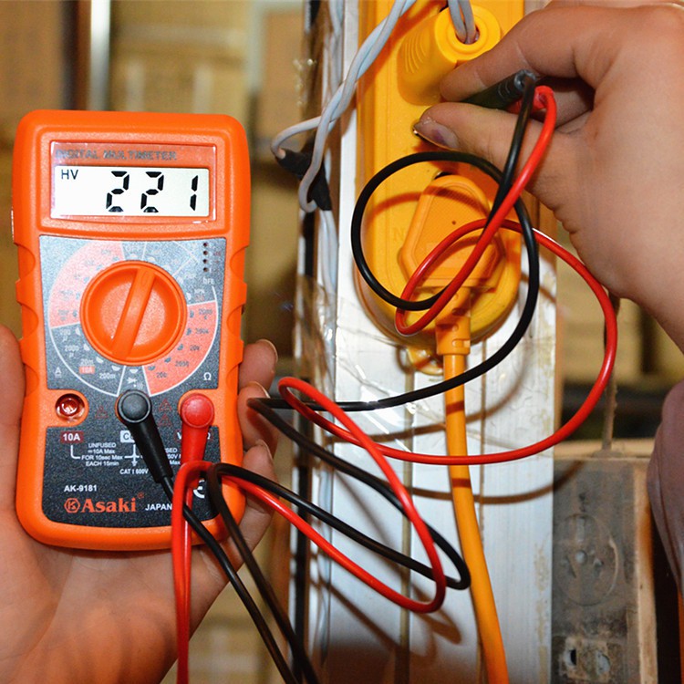 Đồng hồ đo điện điện tử Asaki AK-9181 kiểm tra sửa chữa điện, điện tử