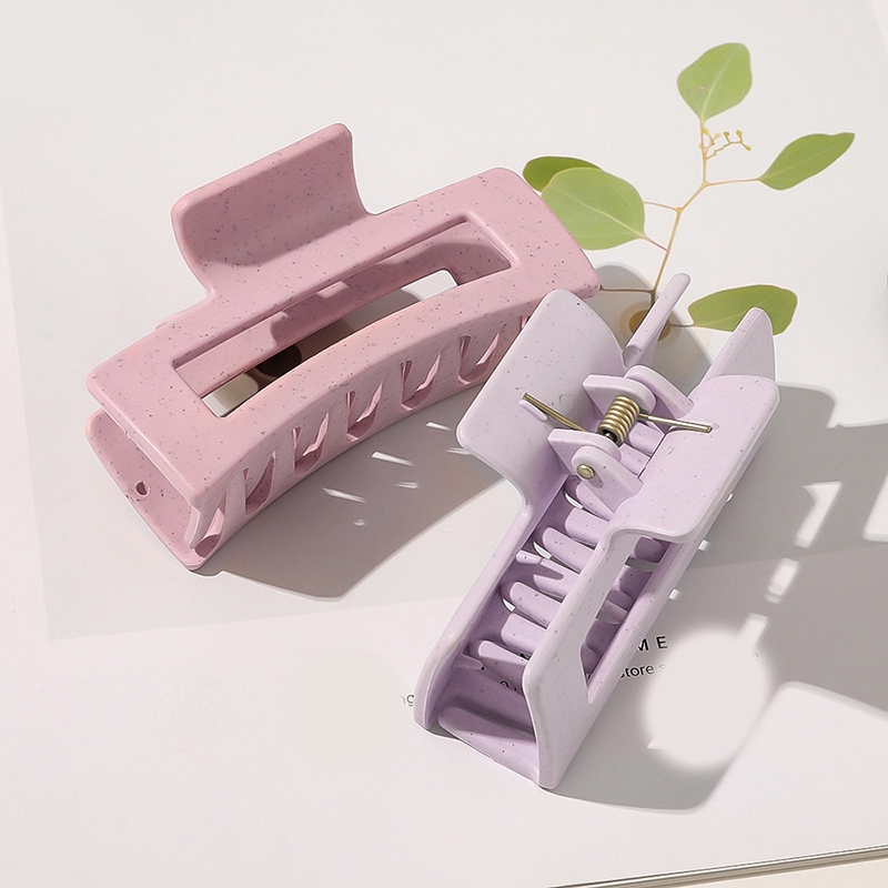 Kẹp tóc hình vuông màu kẹo ngọt ngào