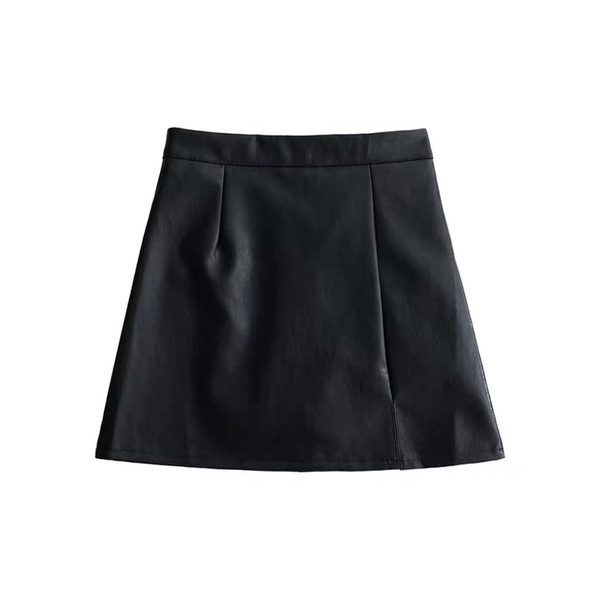 Chân Váy Da Dáng Chữ A Xẻ Tà Lưng Cao Nữ Tep Fashion - CVD001 | BigBuy360 - bigbuy360.vn