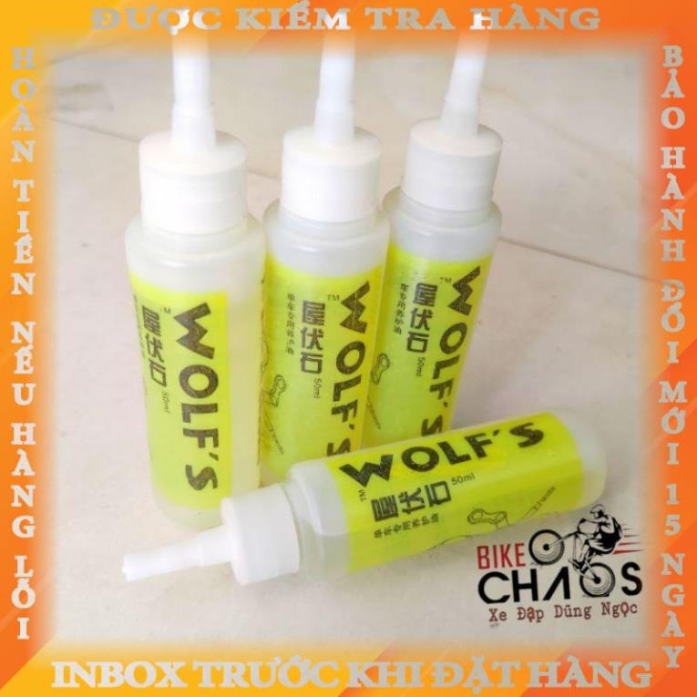 Dầu tra xích xe đạp Wolf's nguyenha