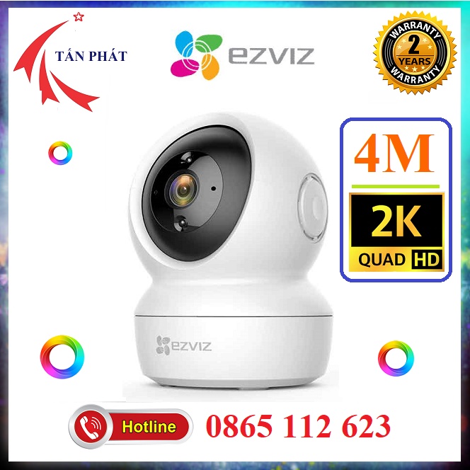 [Mẫu Mới] Camera IP 4MP XOAY (360) WIFI EZVIZ C6N CV246 C6CN 2K 1080P FULL HD [Có cổng Lan] Bảo Hành 24TH | WebRaoVat - webraovat.net.vn