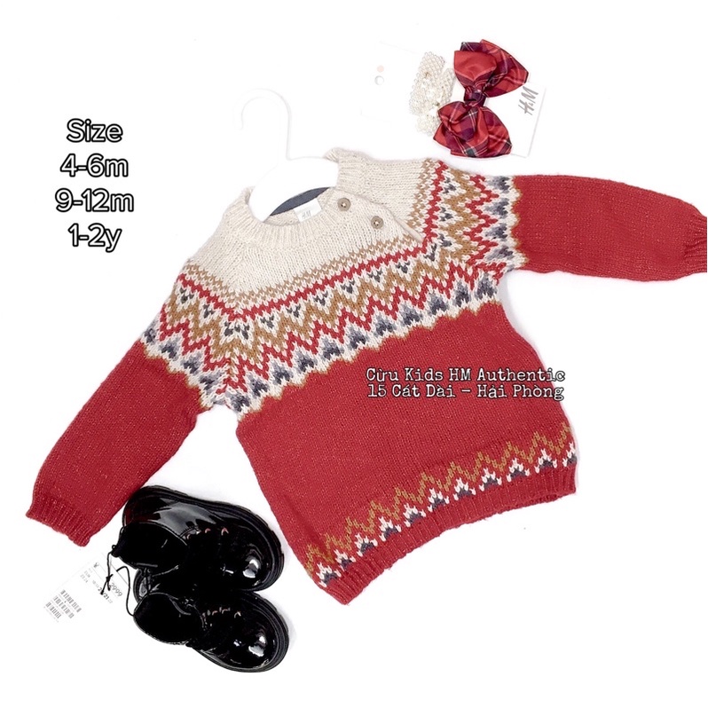 Áo len noel hm