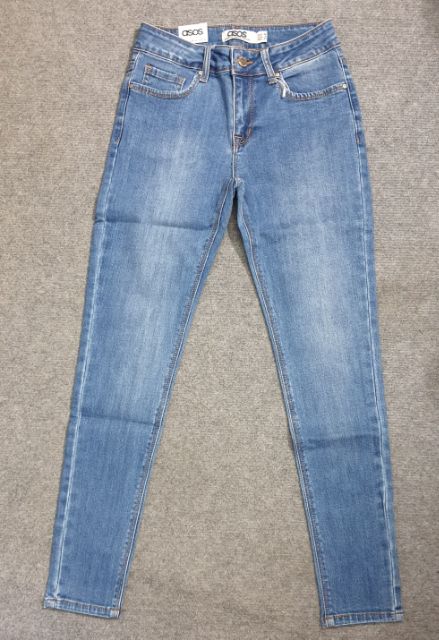 Quần jean skinny dài lưng cao ôm body tôn dáng - 110asos