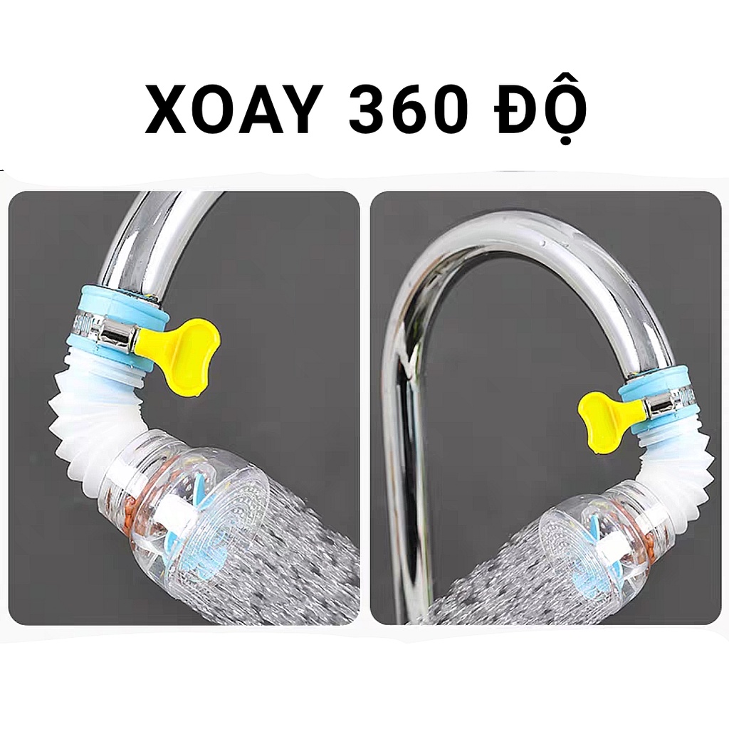 Vòi Lọc Nước Tăng Áp Xoay 360 Độ