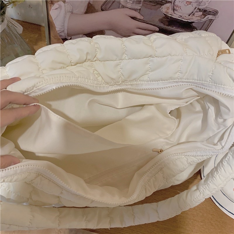 Túi phao dù đeo vai hoặc đeo chéo, form basic đi làm, đi chơi hottrend phong cách Hàn Quốc trendy