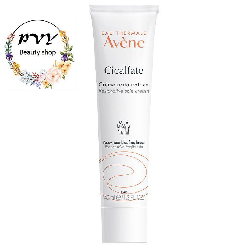 Avene Cicalfate Kem dưỡng ẩm, phục hồi, tái tạo làm lanh sẹo, ngăn ngừa nhiễm khuẩn cho da. #Pvy Beauty