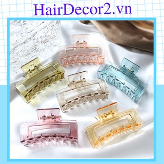Kẹp Tóc Hình Vuông Nhiều Màu Sắc Xinh Xắn Cho Nữ Hairdecor