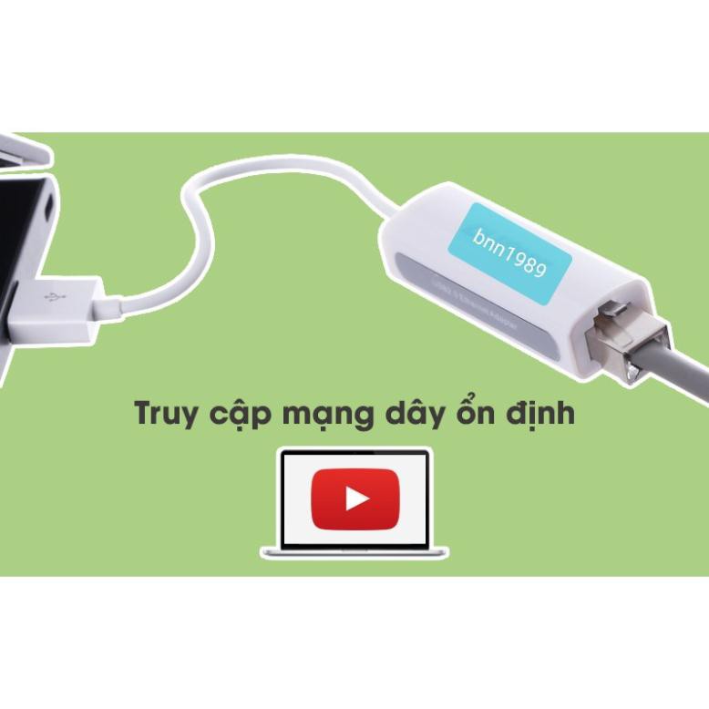 Usb ra LAN dây. Usb LAN dùng cho máy tính hỏng cổng LAN RJ45 | BigBuy360 - bigbuy360.vn