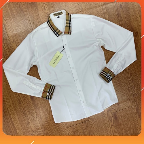 Áo Sơ Mi Dài Tay Nam BBR Kẻ Tay , Mẫu Có Túi Và Không Có Túi - Chất Liệu 100% Cotton Thấm Hút Mồ Hôi Tốt - Sơ Mi Công Sở