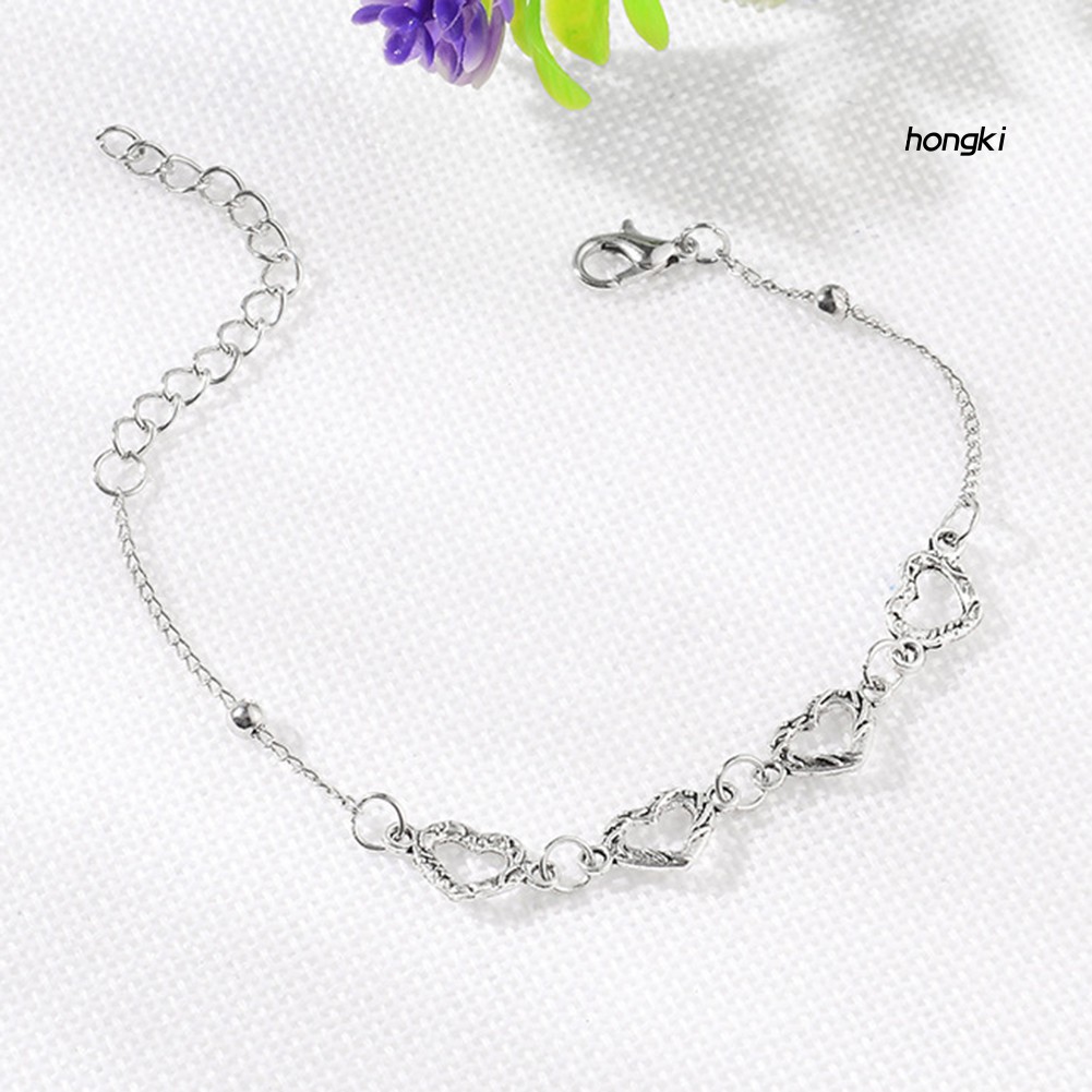 (Hàng Mới Về) Set 5 Vòng Tay Đính Vỏ Sò / Trái Tim Thời Trang Đi Biển Cho Nữ