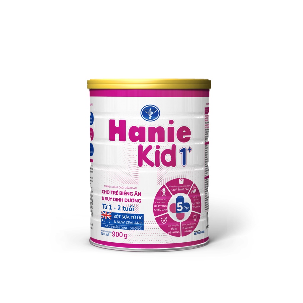 Sữa bột Nutricare Hanie Kid số 1 900g (date 2024)