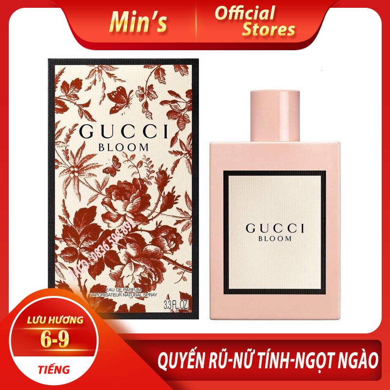 Nước Hoa Nữ Gucci Bloom Hồng EDP 100Ml Hương Thơm Ngọt Ngào