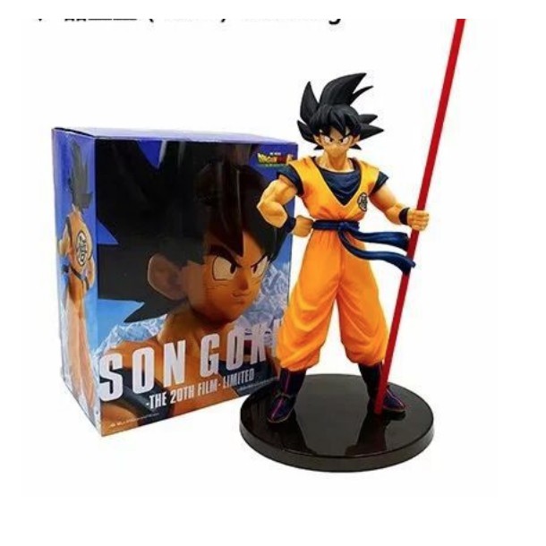 (Sẵn VN) Mô Hình Super Saiyan Son Goku Cao 26cm và Sư phụ Muten Roshi - Dragon Ball - Songoku