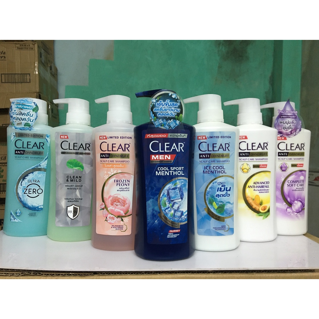 Dầu Gội Clear Hương Bạc Hà 410ml Thái Lan