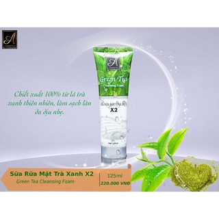 Sửa Rửa Mặt Trà Xanh X2 Acosmetics 125ml