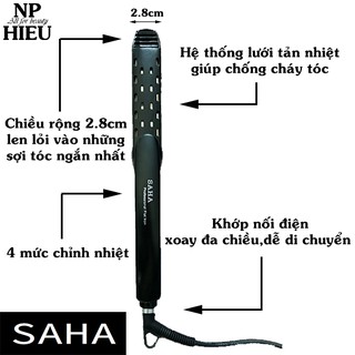 Máy duỗi tóc cao cấp Saha