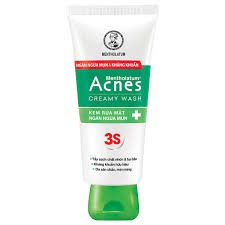 Kem Rửa Mặt Ngăn Ngừa Mụn Acnes Creamy Wash 3S 100g