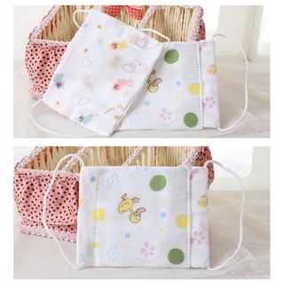 Khẩu trang xô 2 lớp cho bé sơ sinh đến 2 tuổi