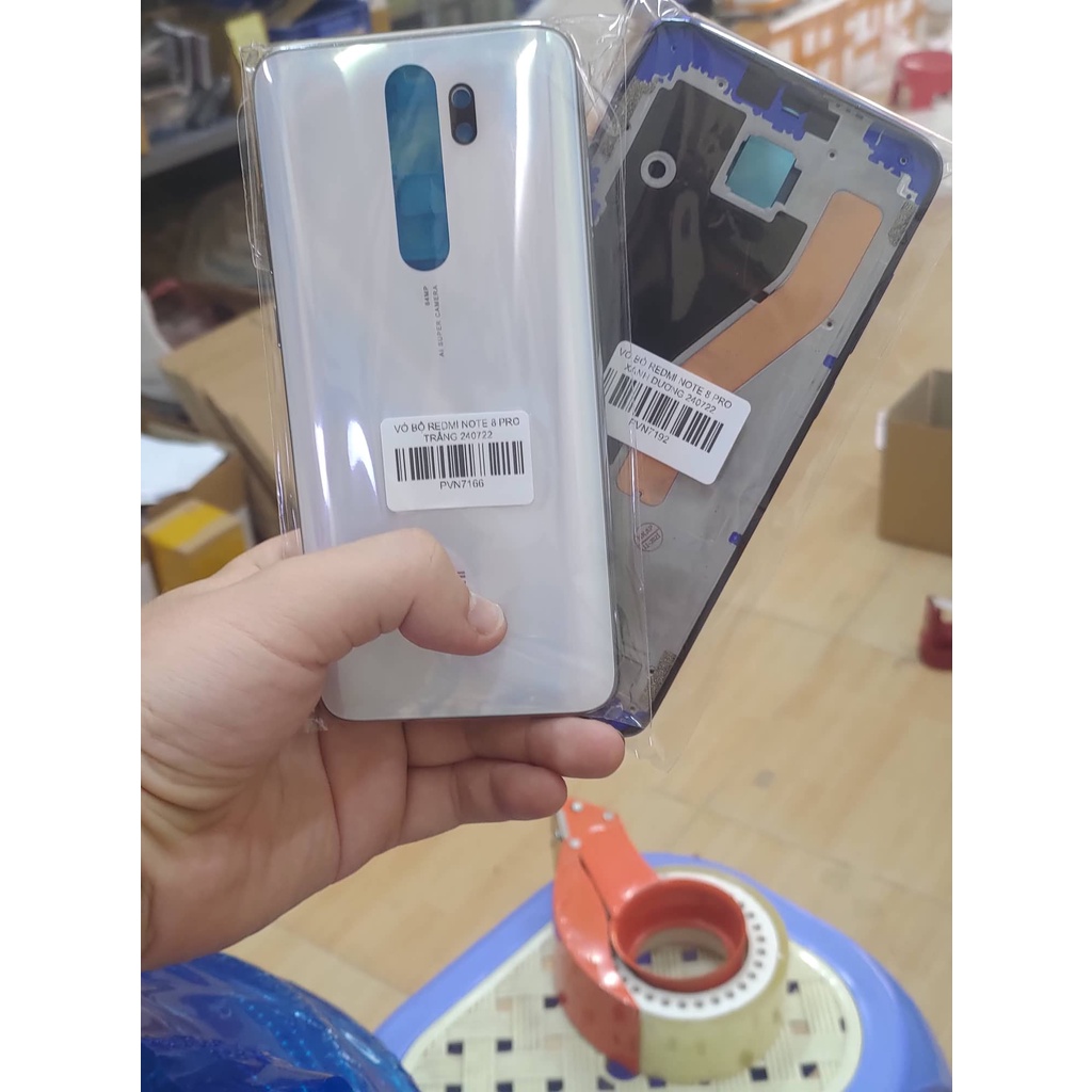 Vỏ bộ Xiaomi Redmi Note 8 Pro Trắng zin new