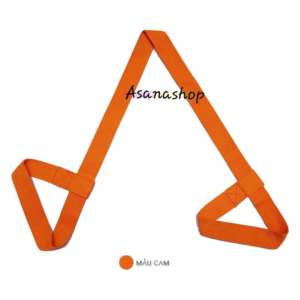 Dây Đeo Thảm Yoga Cao Cấp, Dài 1m6, Sợi Bông Pha Lanh, Bền, Đẹp, Tiện Lợi, Có Thể Dùng Làm Dây Tập Yoga