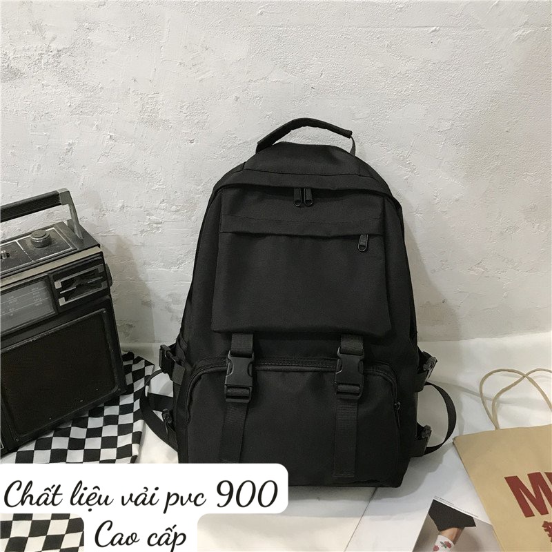 Balo đi học chống nước Hàn Quốc Unisex Thời Trang Cute Dễ Thương Basic BL02 TA Cross