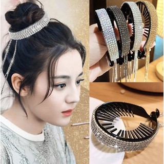 Kẹp Búi Tóc Đính Đá Cỡ Lớn Phong Cách Hàn